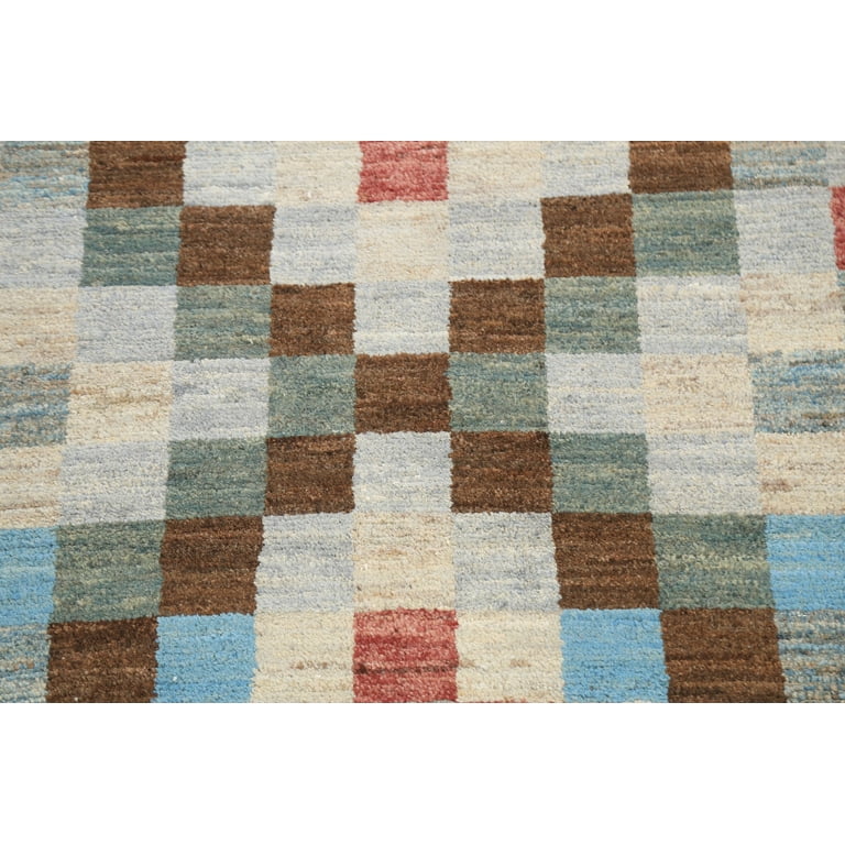 Air Force Blue Wool ft Modern Chobi Design Handmade Gabbeh Rug 5' x 6' 5 Air Force Blue Wool ft Modern Chobi Design Handmade Gabbeh Rug 5' x 6' 5